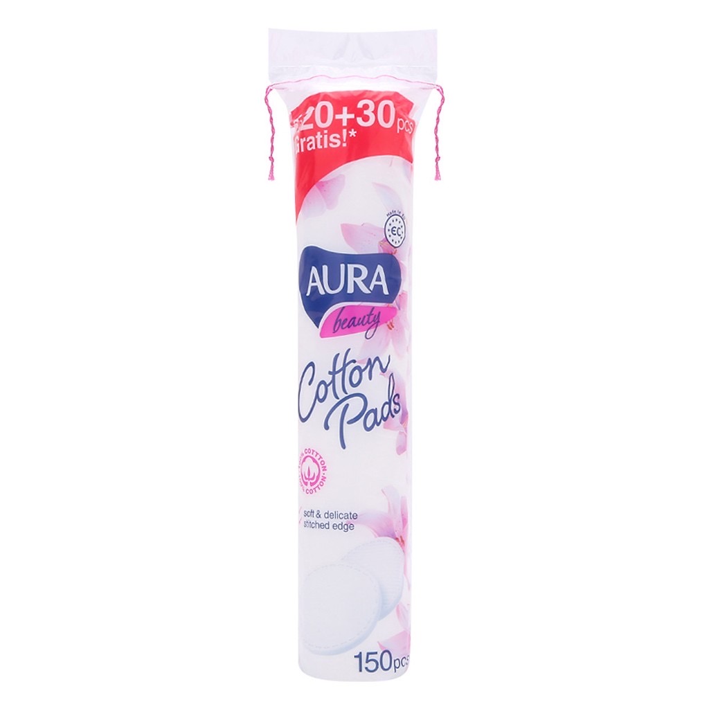 Bông Tẩy Trang Aura Beauty Cotton Pads 150 Miếng