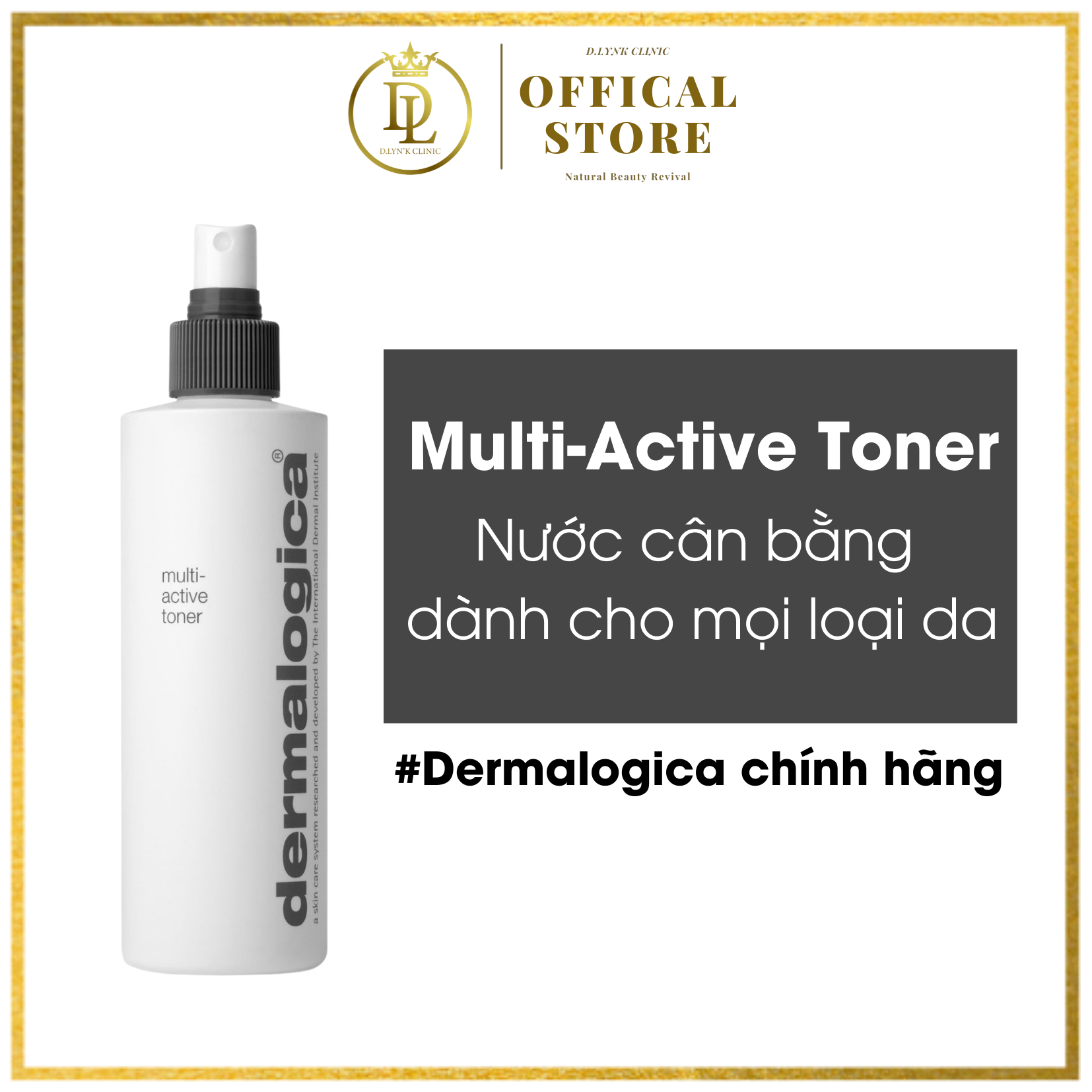 Xịt khoáng toner cấp ẩm tức thì Dermalogica Multi Active Toner 50ml/250ml