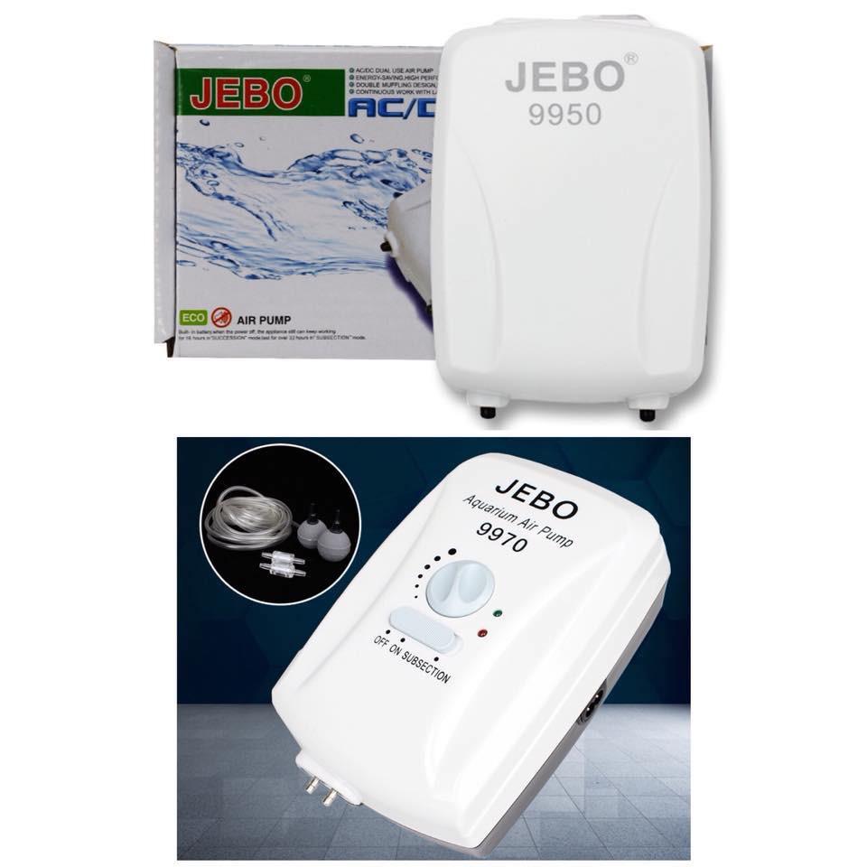 Sủi jebo 9970 - có tích điện lên đến 32h hoạt động. sủi oxy cho bể cá cảnh, bền đẹp, mạnh mẽ,