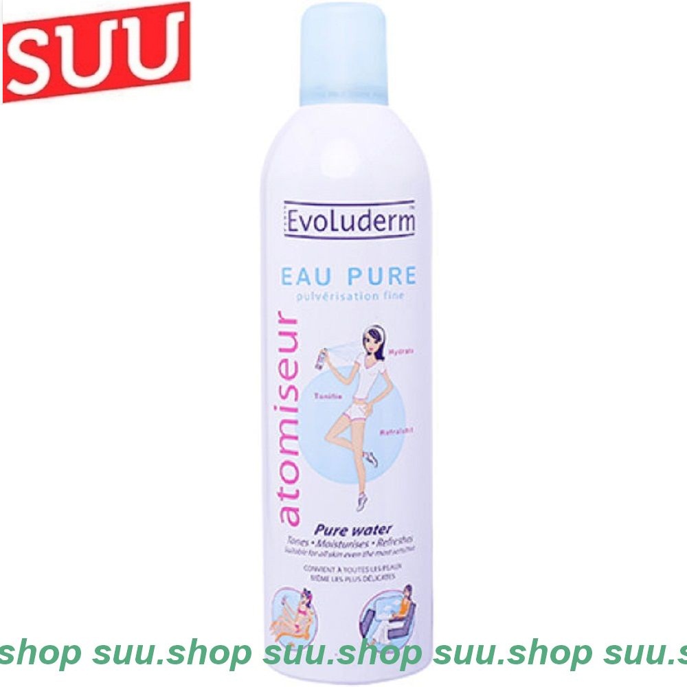 Xịt khoáng 400ml Evoluderm chính hãng