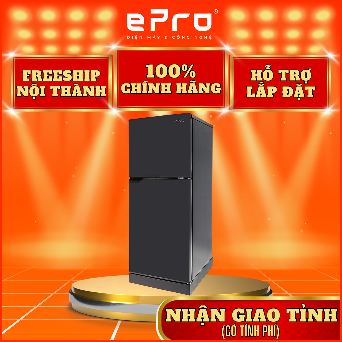 Tủ lạnh aqua 130 lít aqr-t150fa - hàng chính hãng
