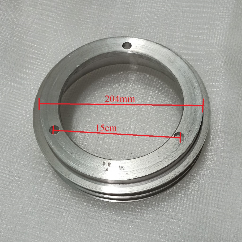 Buly nhôm cho động cơ diesel d12, d15, d18, d22, d24 trung quốc đường kính 18cm, 20cm, 22cm, 24cm, 27cm