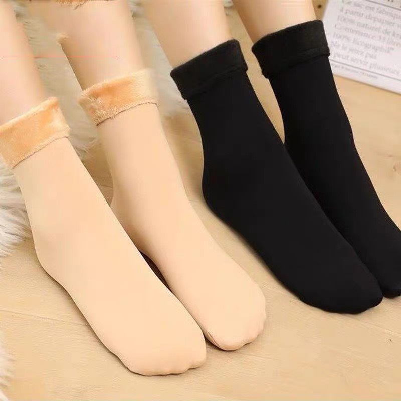 Lố 10 đôi tất Nữ Lót Lông cổ cao siêu ấm