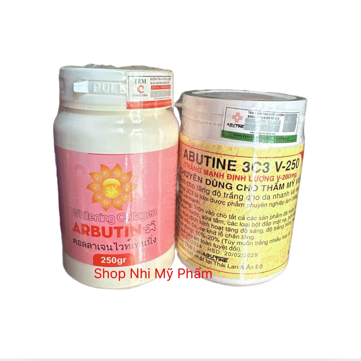 Kem Kích Trắng ABUTINE 3C3 Dưỡng Trắng Da Body Dưỡng Ẩm Da 250gr