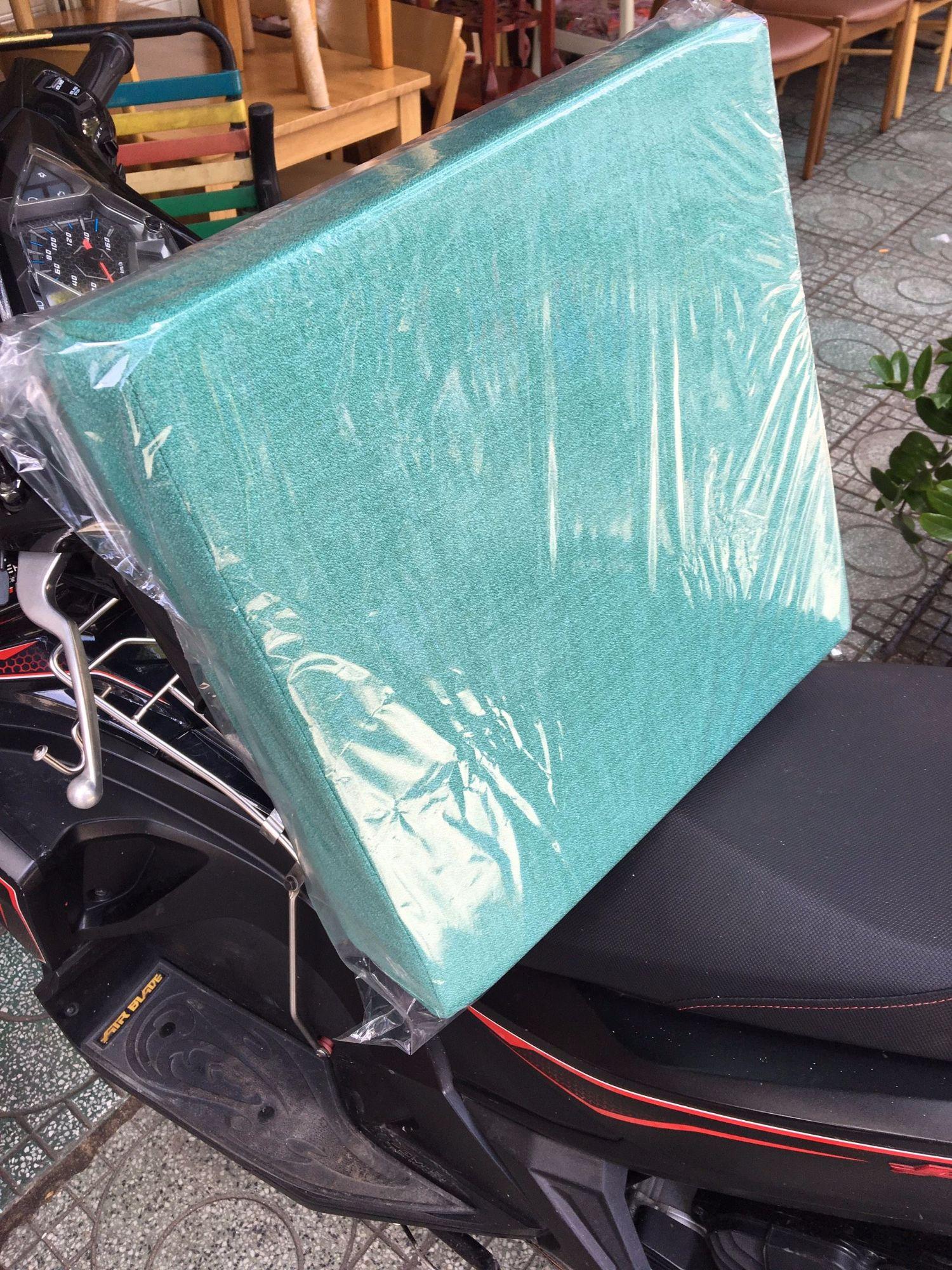 nệm ngồi bệt NoithatKTP dày 10cm vải bố size 40x40 (nhiều màu)