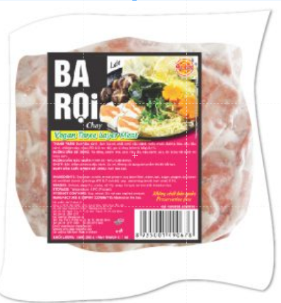 Ba rọi lát chay âu lạc 200g/1kg