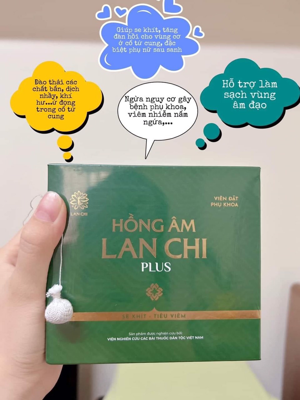 Hộp 10 kén phụ khoa đông y lan chi x2 chính hãng