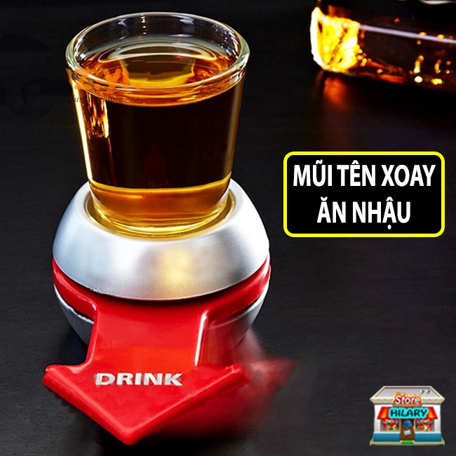 [TẶNG LY] Đồ Chơi Ăn Nhậu - Vòng Xoay Ăn Nhậu , Vòng Quay Ăn Nhậu , Trò Chơi Giải Trí
