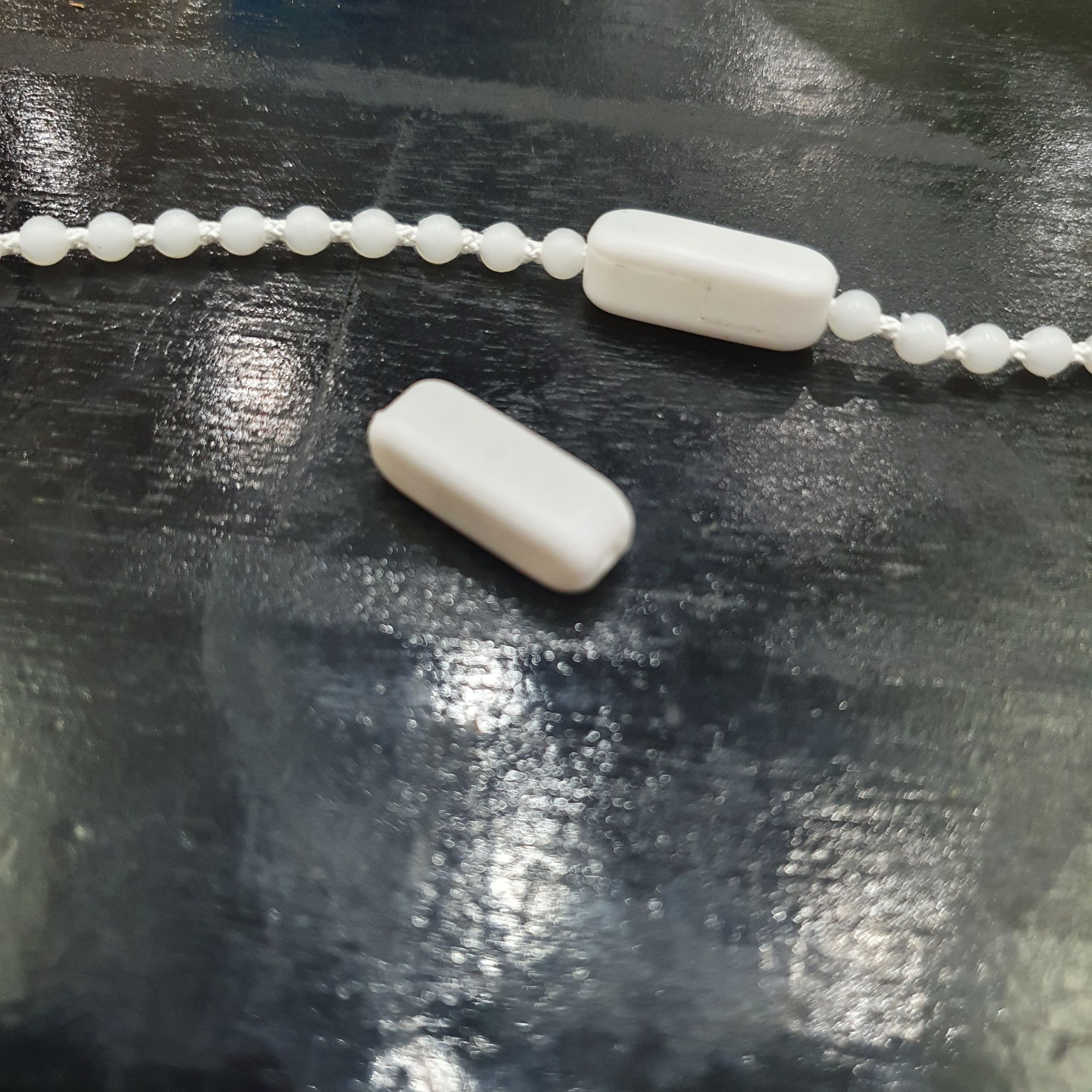 (10 hạt) Hạt nối dây rèm cuốn, Khớp nối dây hạt nhựa kéo rèm