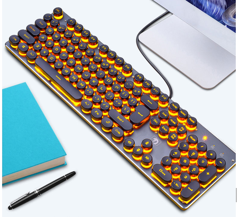 [ Xả Kho 1 Ngày ] Bàn Phím Cơ Gaming K101 Full Led, Bàn Phím Cơ Gaming K101 Led Cao Cấp, Bàn Phím Gia Cơ K100 Đa Năng, Chuyên Game Phím Tròn Đèn Led Vô Cùng Sống Động,Sảng Khoái Đến Từng Đầu Ngón Tiện Lợi Cho Game Thủ Và Dân Văn Phòng