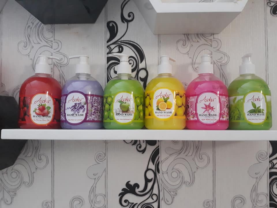 Sữa rửa tay asoha 500ml hương dâu