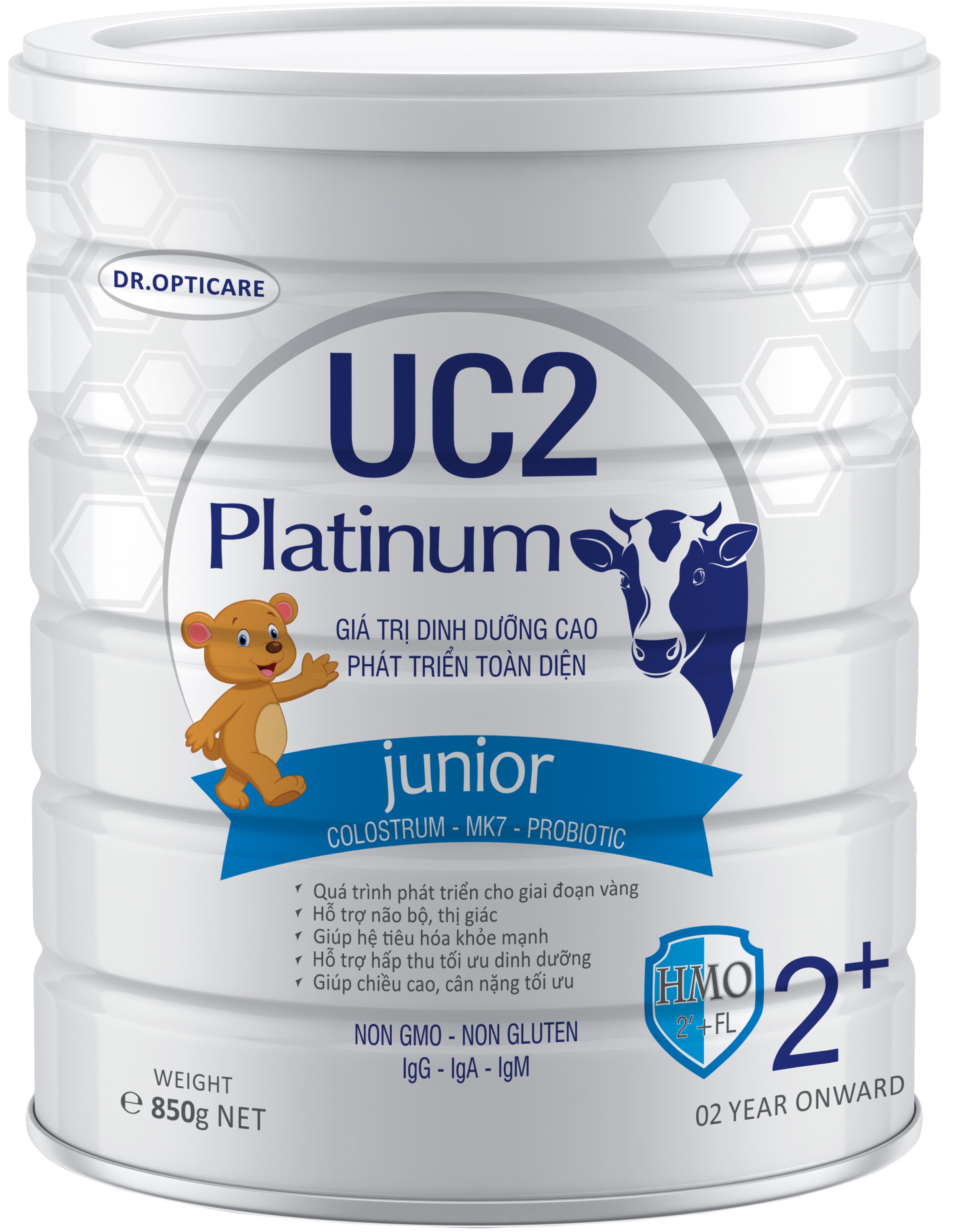 Sữa bột uc2 platinum junior 800g - freeship max - lohamart