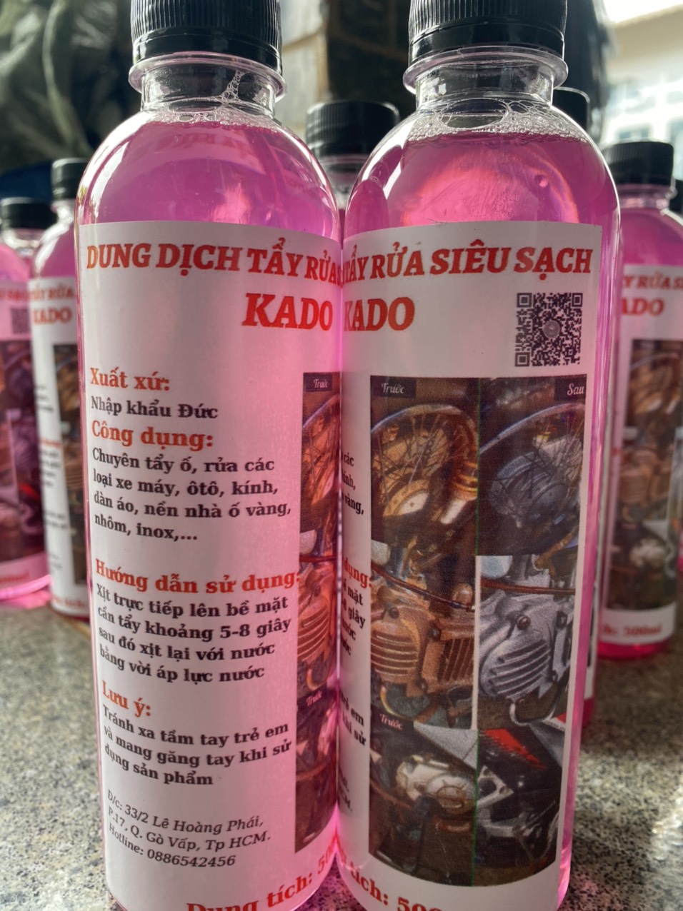 DUNG DỊCH NƯỚC TẨY RỬA SIÊU SẠCH KADO - T100101- TẨY RỬA ĐẦU BÒ LỐC MÁY SIÊU MẠNH SIÊU SẠCHTẨY RỬA ĐA NĂNG TRÊN MỌI BỀ MẶT XE, KHÔNG ẢNH HƯỞNG ĐẾN LỚP SƠN CỦA XE DUNH TÍCH  500ML, VỆ SINH SIÊU SẠCH TIỆN LỢI DỄ SỬ DỤNG