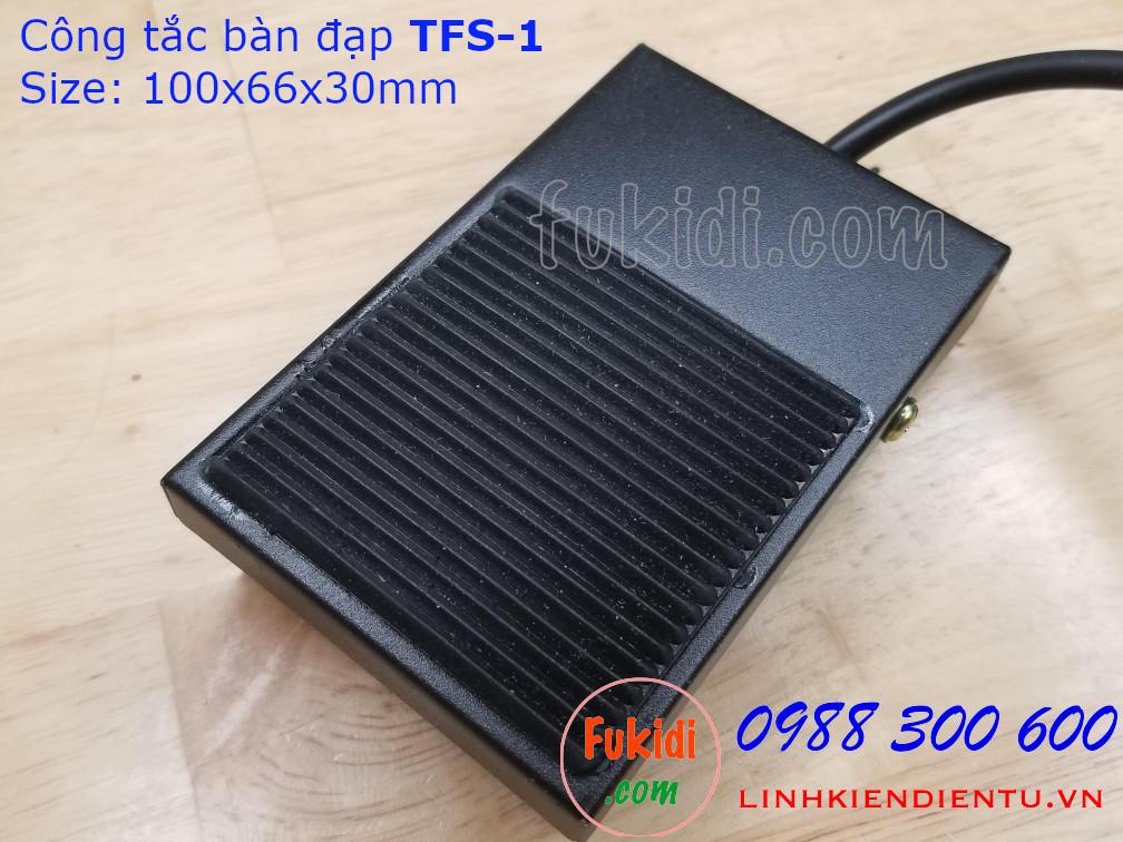Công tắc bàn đạp TFS-1 250V-10A vỏ thép, dùng cho máy may công nghiệp