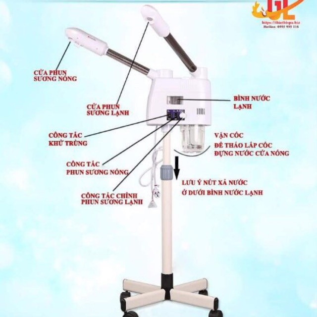 Máy xông hơi 2 cần