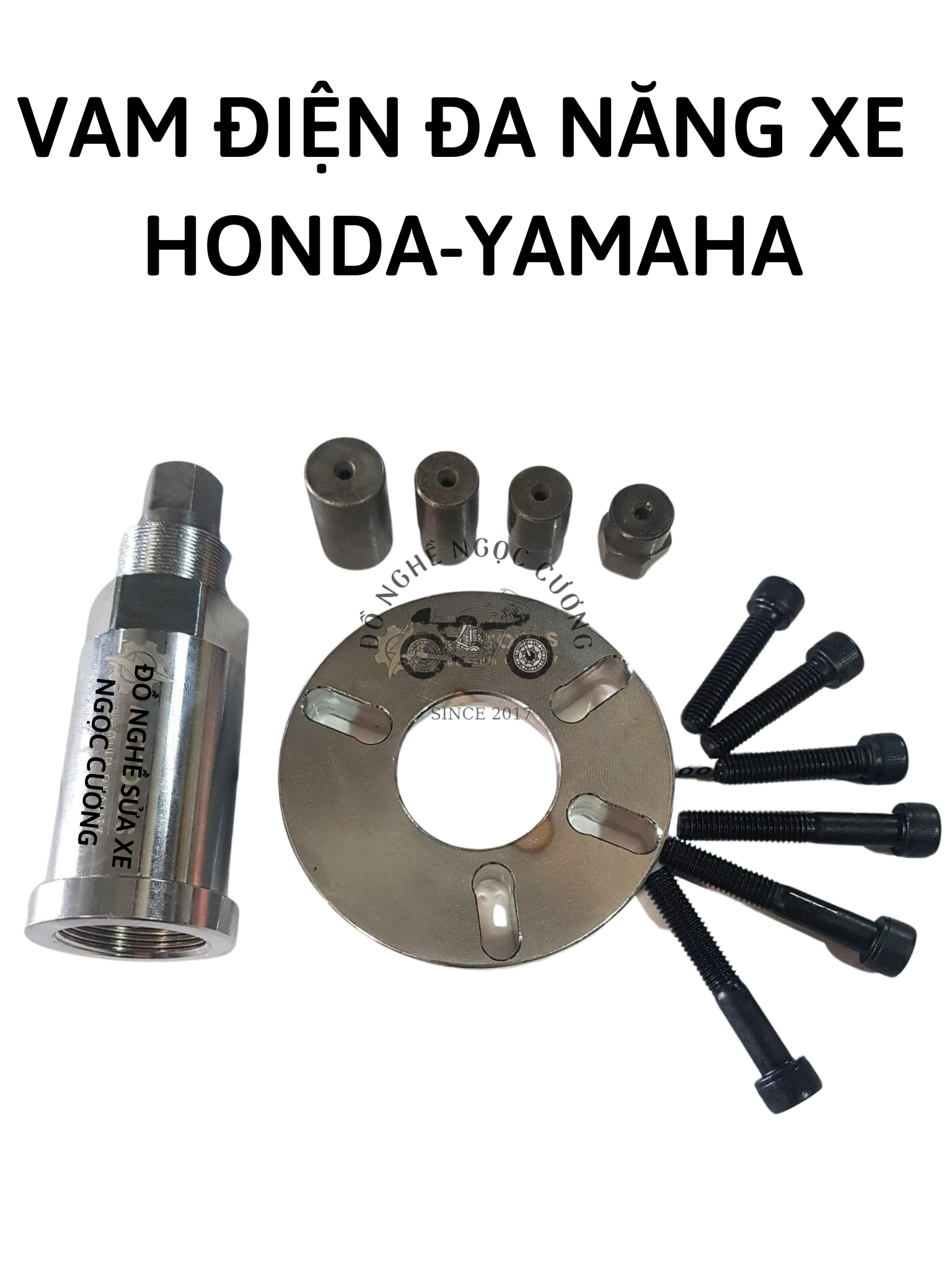 Cảo vam mâm lửa, walang, qua lăng, vô lăng chống kẹt đa năng các dòng xe Honda, Yamaha, tay côn Suzuki