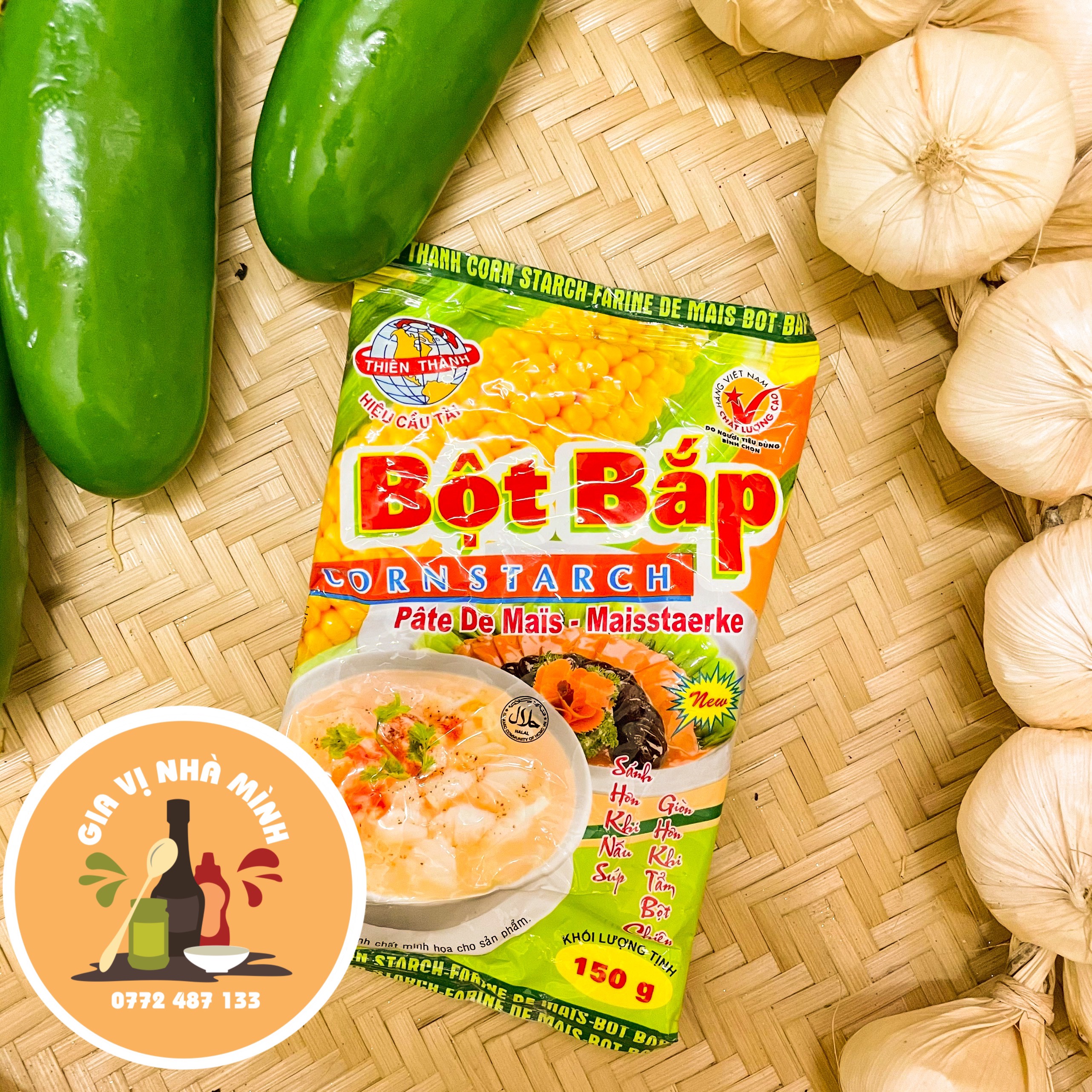 Bột bắp hiệu cầu tài thiên thành 150gr