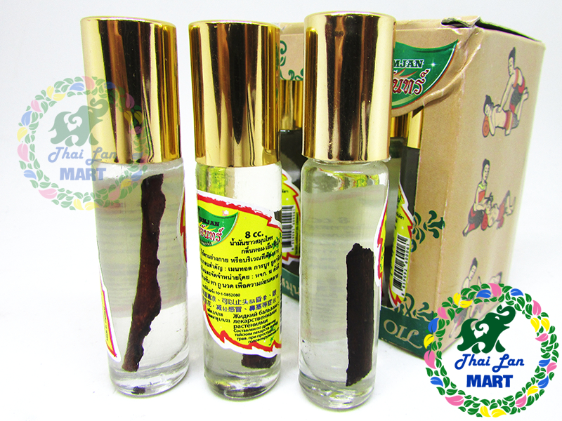 [HCM]Dầu lăn jermjan tinh dầu quế tự nhiên chính hãng thái lan 8 ml