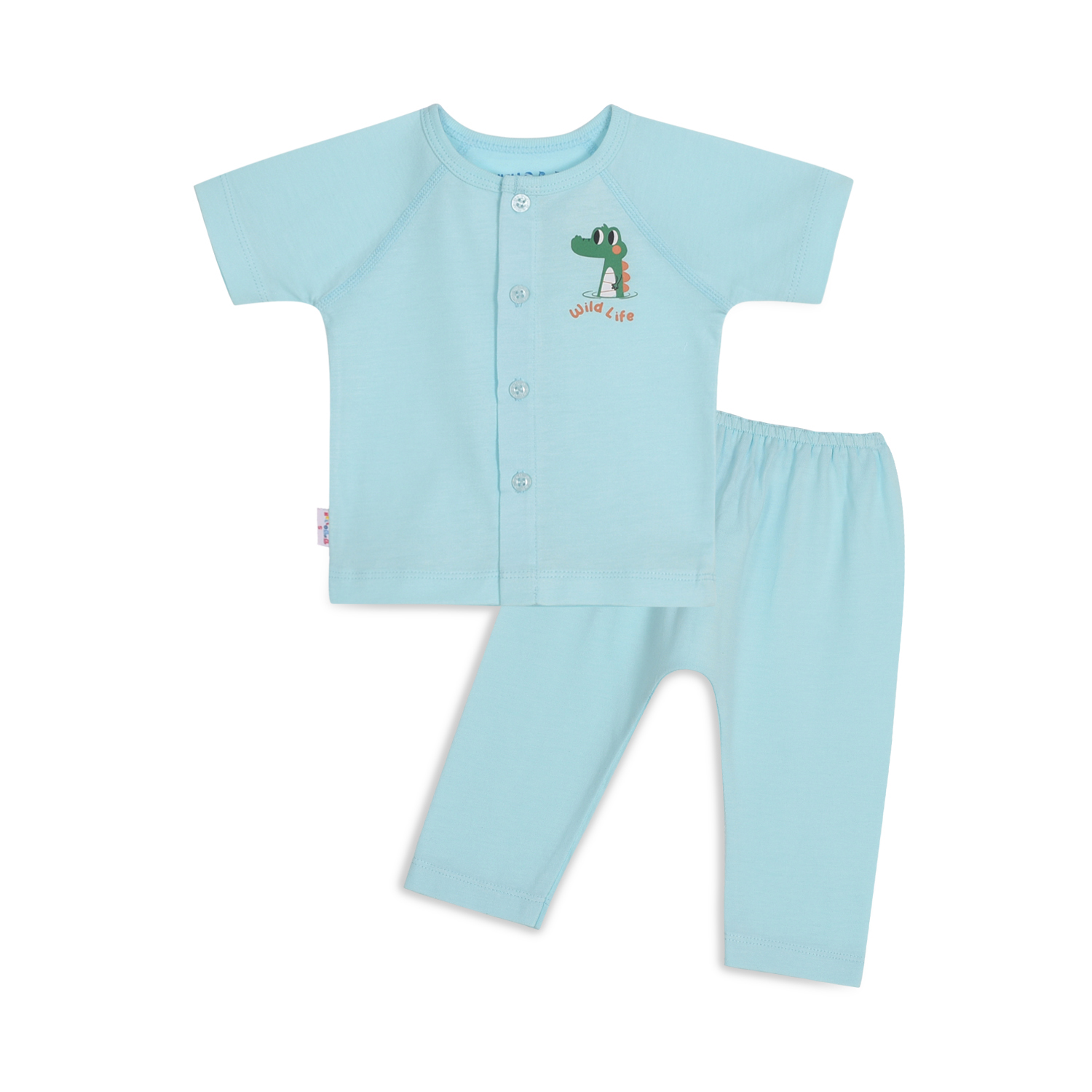 Bộ sơ sinh raplan tay ngắn 1329- hello bb