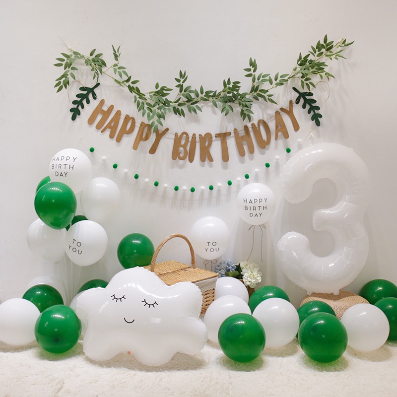 SET trang trí sinh nhật Handmade kiểu Hàn Quốc tại nhà dễ nhất đẹp nhất