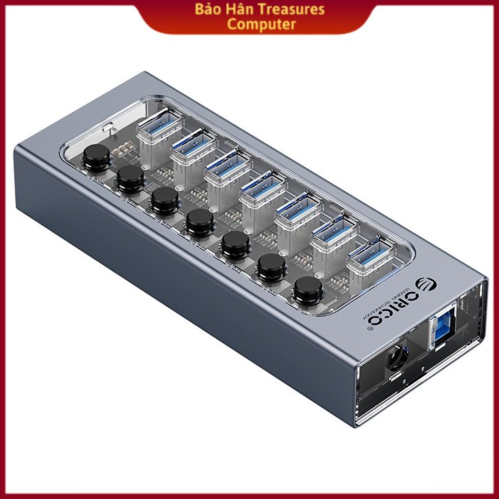 Set split USB hub Orico at2u3-7ab 7 ports USB 3.0 with the Port individually-genuine goods