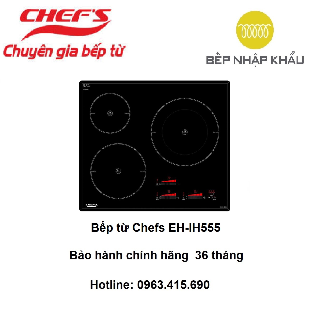 Bếp từ chefs eh-ih555