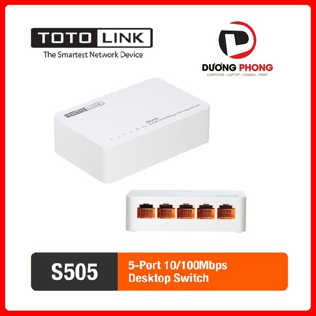 Bộ chia mạng Totolink S505 5 Port  - BH24 Tháng