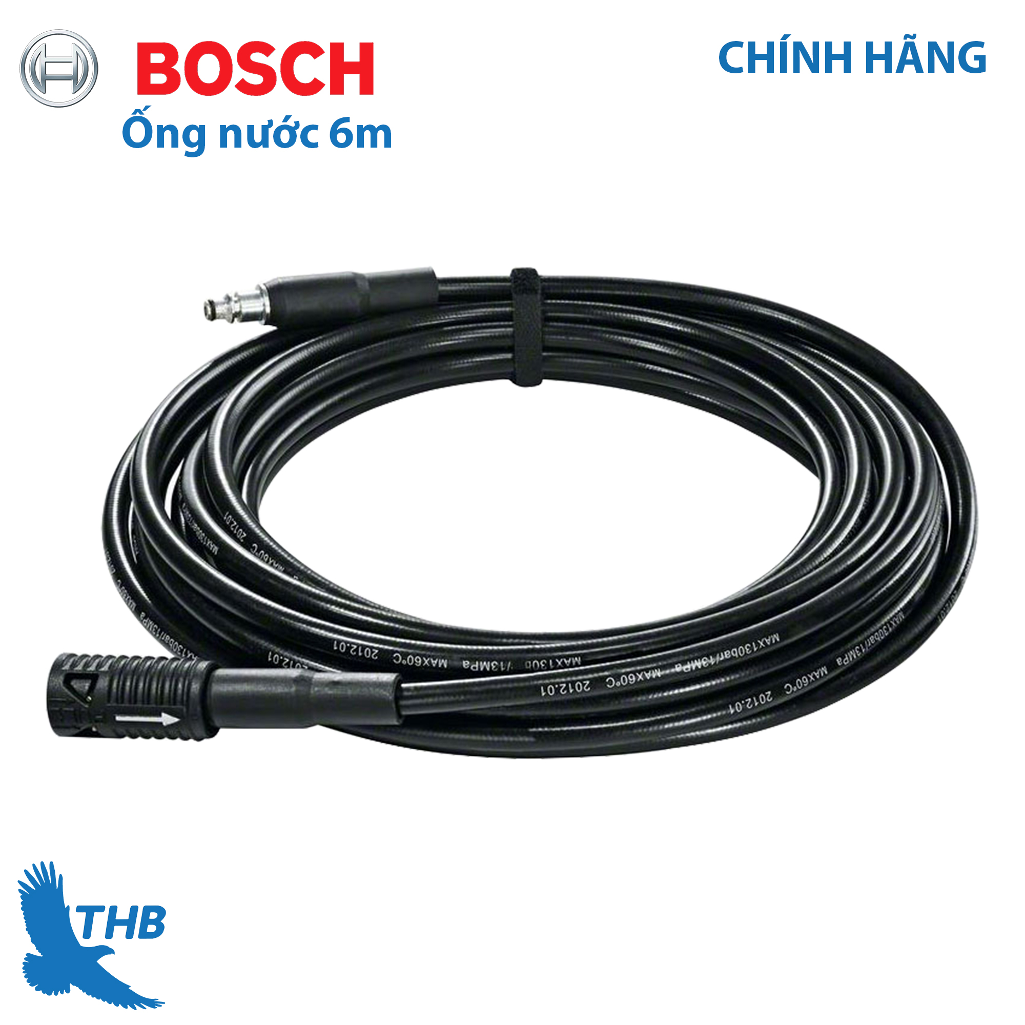 Ống nối áp lực 6m cho máy rửa xe Bosch AQT ( Nối dài dây áp lực mã F016800361 )