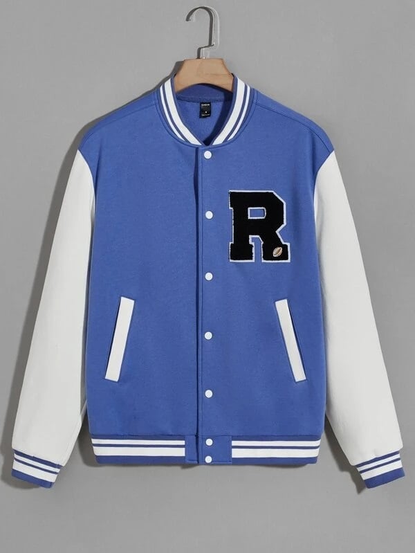 V5 varsity bomber jacket unisex - áo khoác nỉ v5 bomber varsity nam nữ