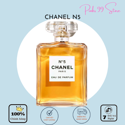 [ CAO CẤP  ] Nước Hoa Nữ ChanneI N5 EDP ( VÀNG) 100ML - Cuốn Hút, Quyến Rũ, Sang Trọng [FREESHIP]