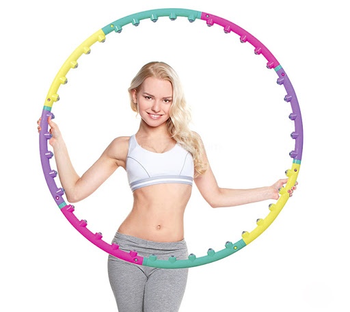 Vòng lắc eo hula hoop massage giảm mỡ bụng hiệu quả (Nhiều màu)