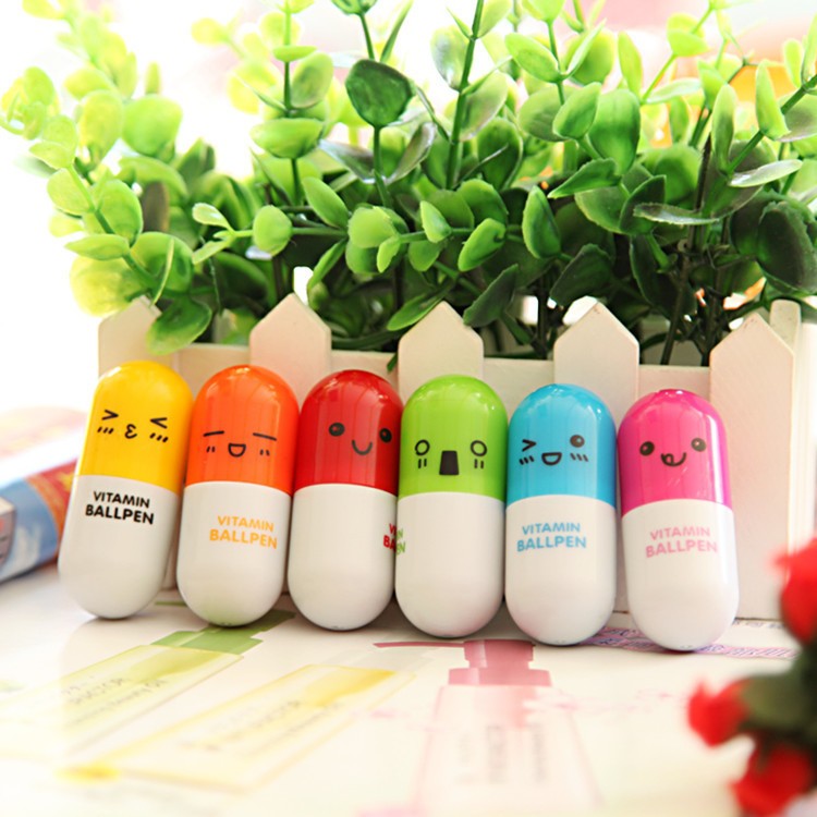 Bút bi viên thuốc mặt cười - dhs3982