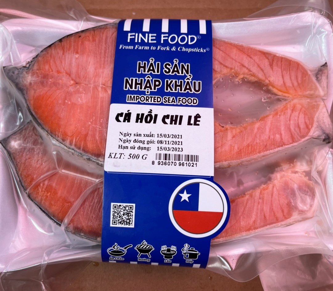 - cá hồi chile 500gram - samon fish