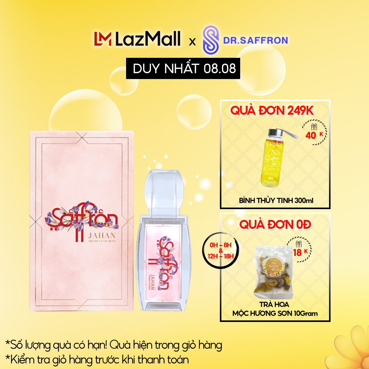 Nhụy hoa nghệ tây saffron jahan 0.5gr/hộp