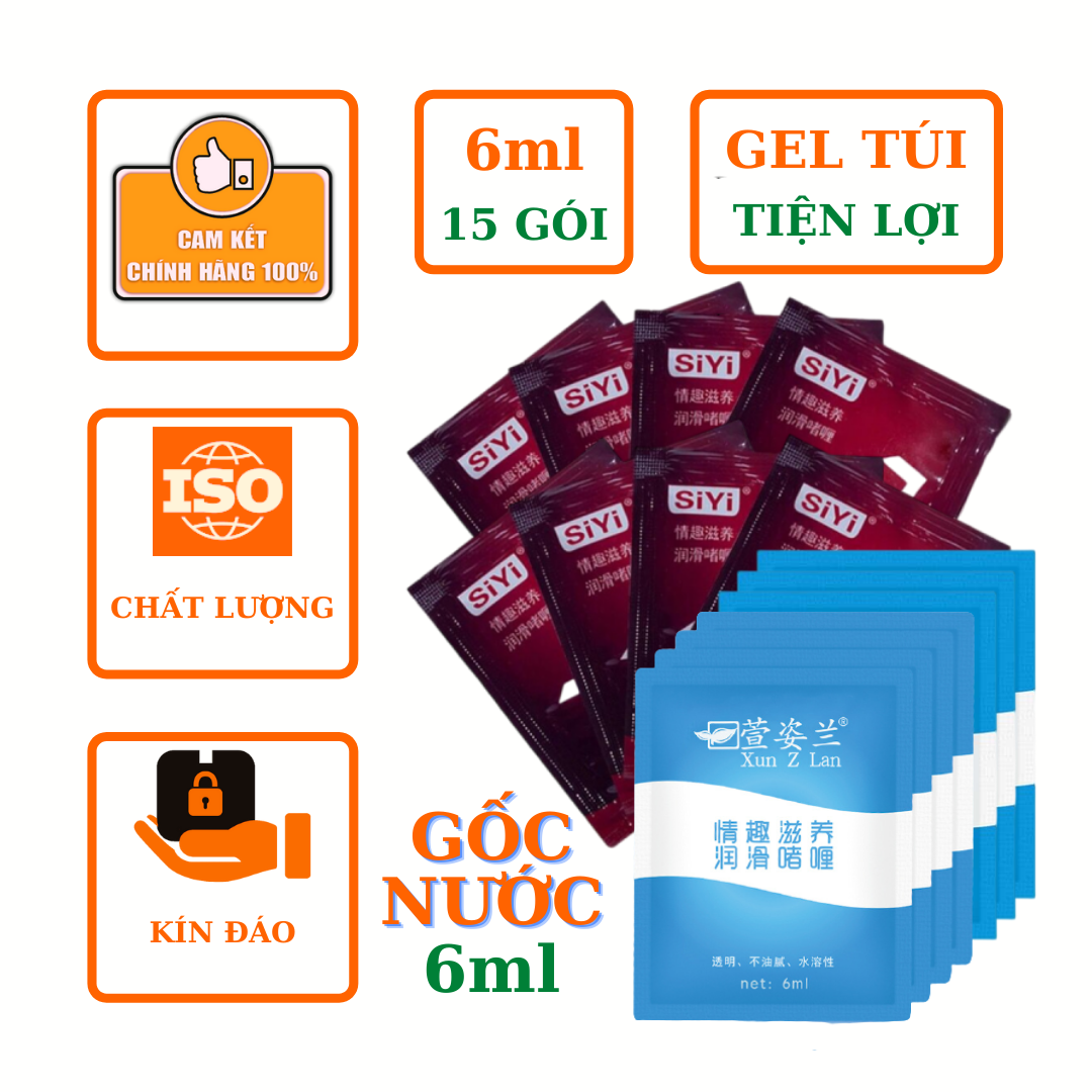[ Sản phẩm hỗ trợ sức khỏe ] Gel làm trơn massage bôi ngoài giúp giảm đau dạng dịch trong suốt 6 ml bộ 15 gói