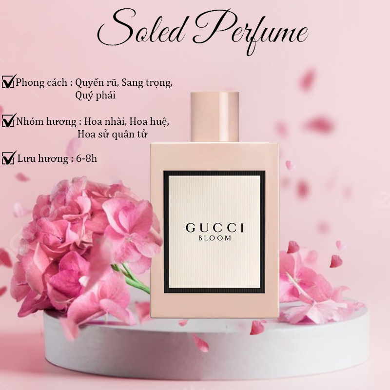 Nước hoa nữ gucci bloom eau de parfum for her - gợi cảm và cuốn hút