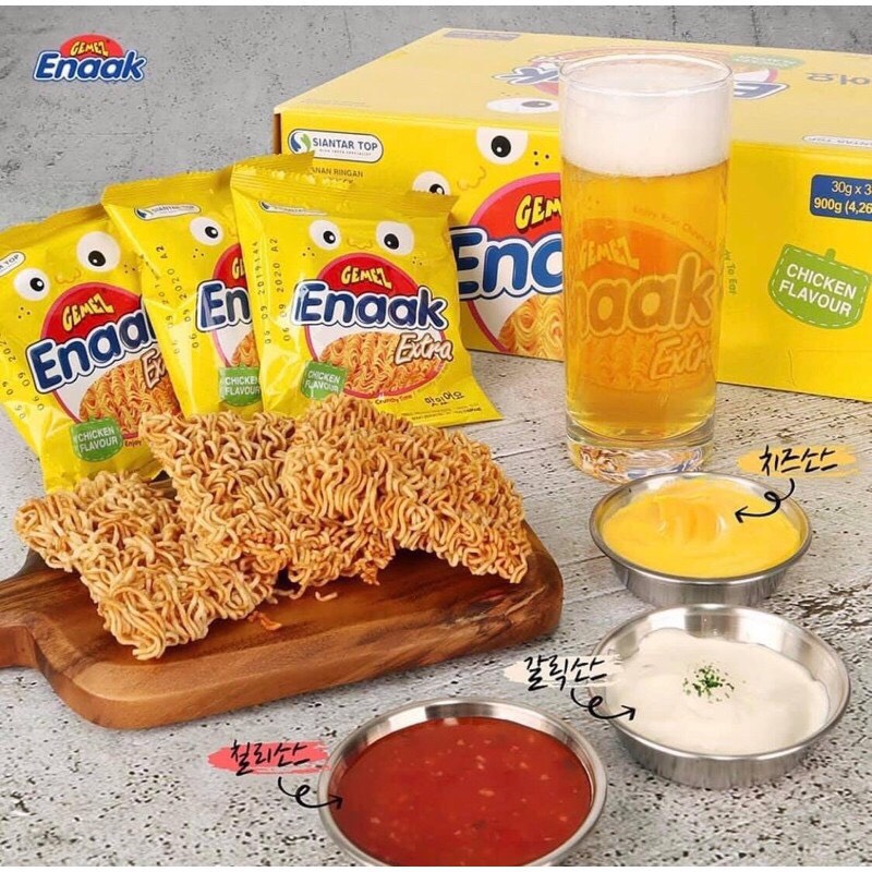 Mì ăn liền enaak - mì enaak 24 gói - mì ăn sống - ăn vặt