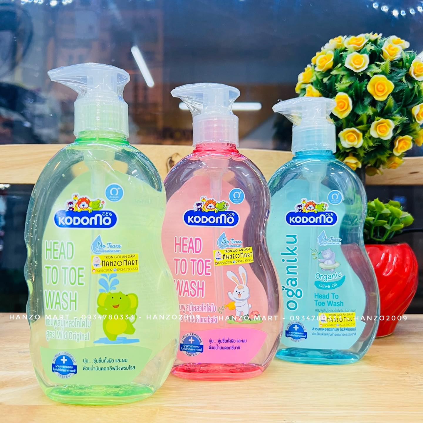 Sữa tắm gội cho bé trẻ em 2in1 Thái Lan 400ml