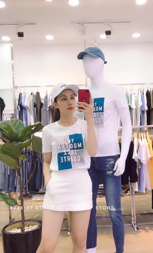 [HCM]ÁO THUN CẶP NAM NỮ CỖ TRÒN MẪU MỚI CHẤT COTTON SIÊU HOT THỜI TRANG CAO CẤP XinhSHOP94 HT006