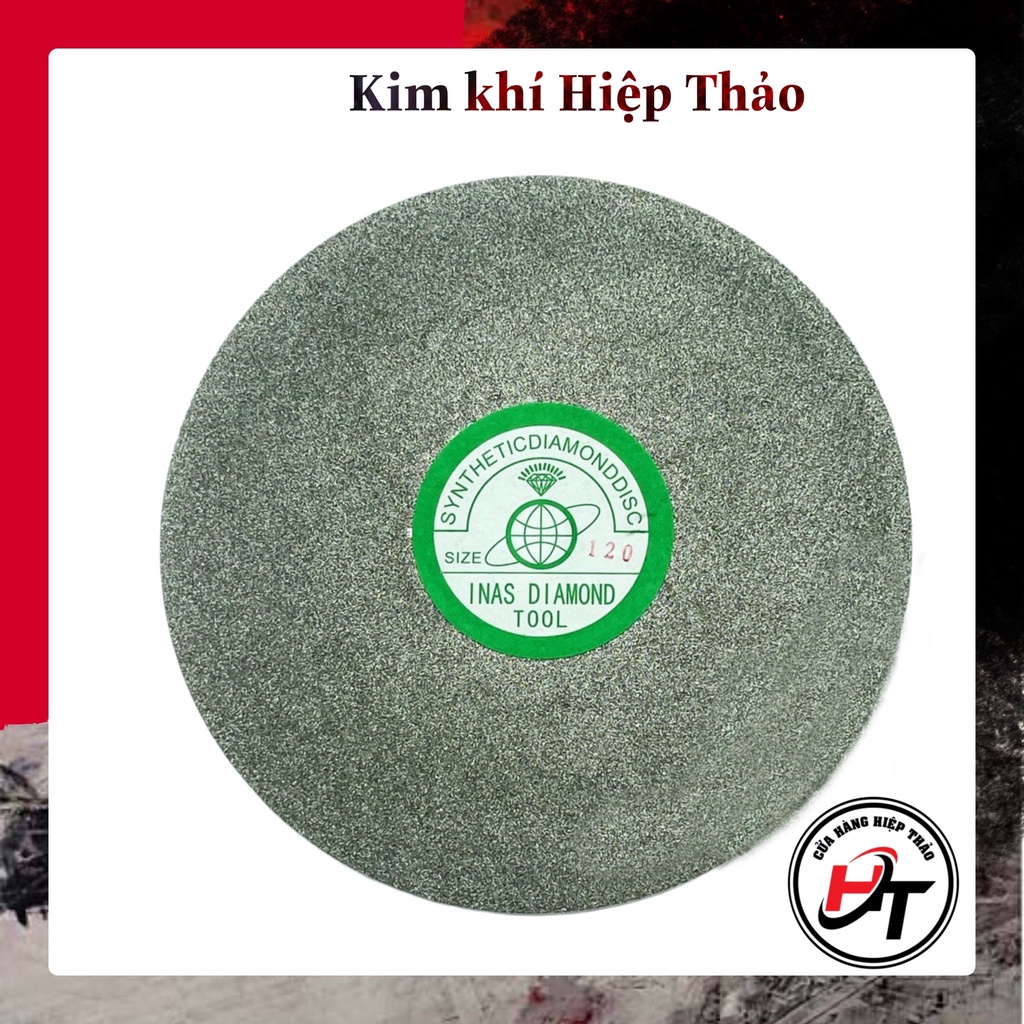 Đá mài kính kim cương đĩa mài hợp kim lưỡi siêu mịn 150mm inas dmk-150