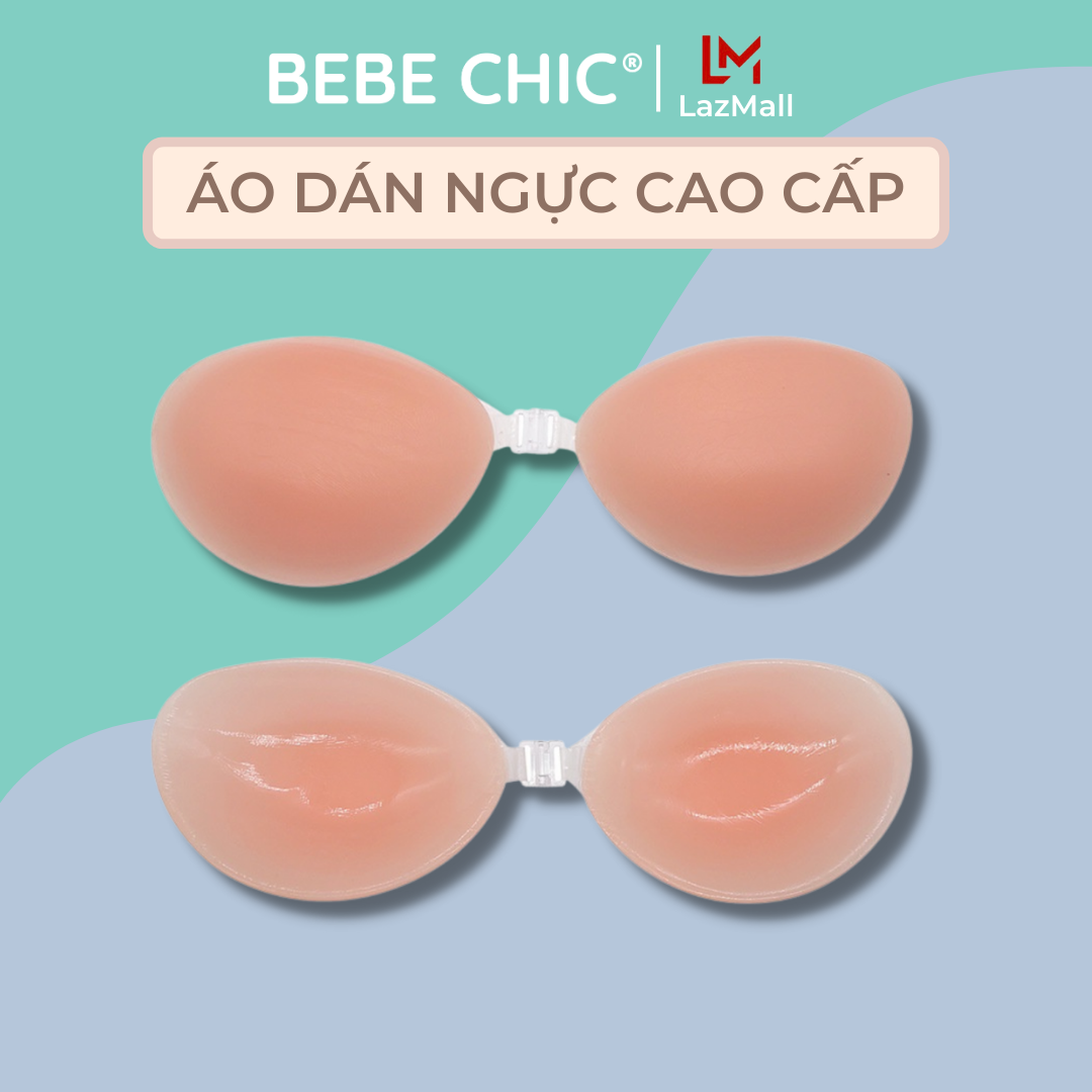 Áo dán ngực silicone trong suốt, loại mỏng bebechic