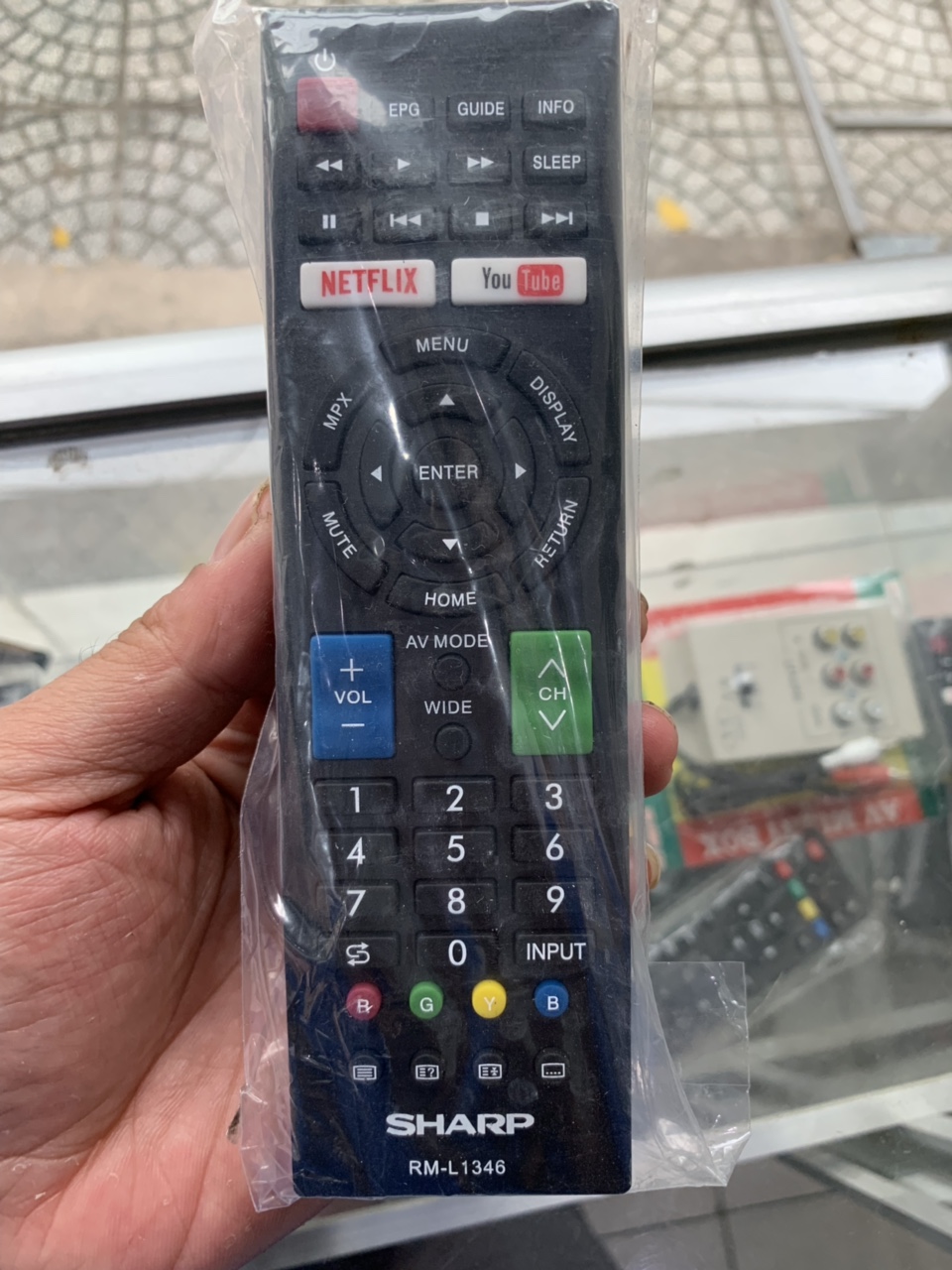 [HCM]Điều Khiển Ti Vi SHARP ( RM-1346 Dòng SmartTV