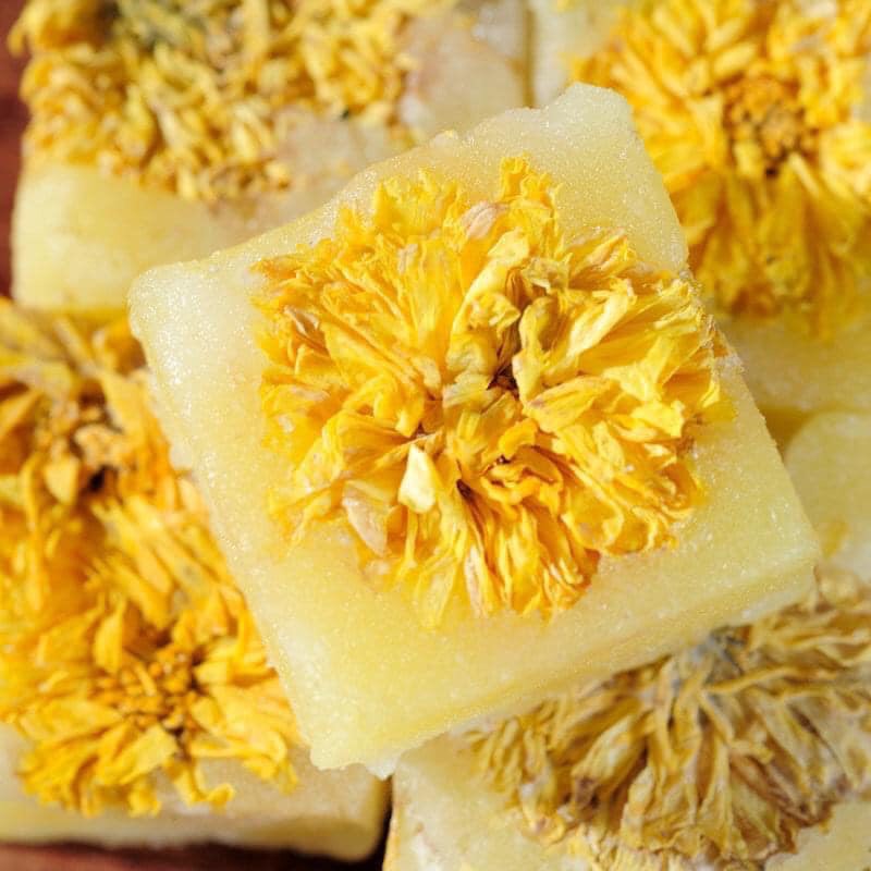 Trà hoa cúc đường phèn mật ong, hoa cúc đường phèn, thanh nhiệt giai độc cơ thể