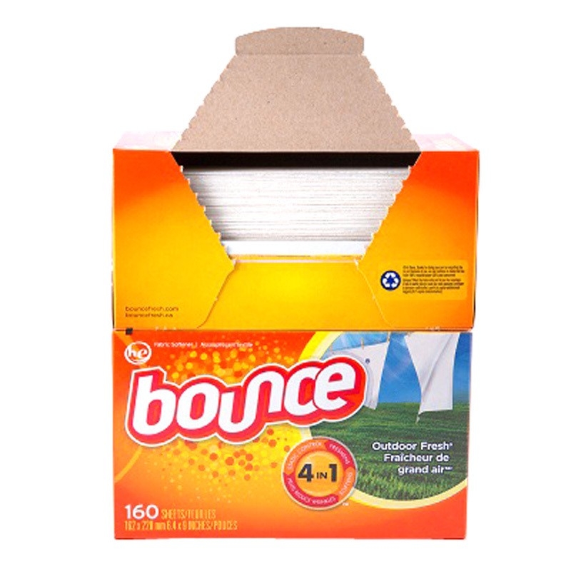 Giấy thơm bounce mỹ hộp 160 tờ tách lẻ 10 tờ - 30 tờ - 50 tờ - 1 hộp - 2 hộp 160 tờ