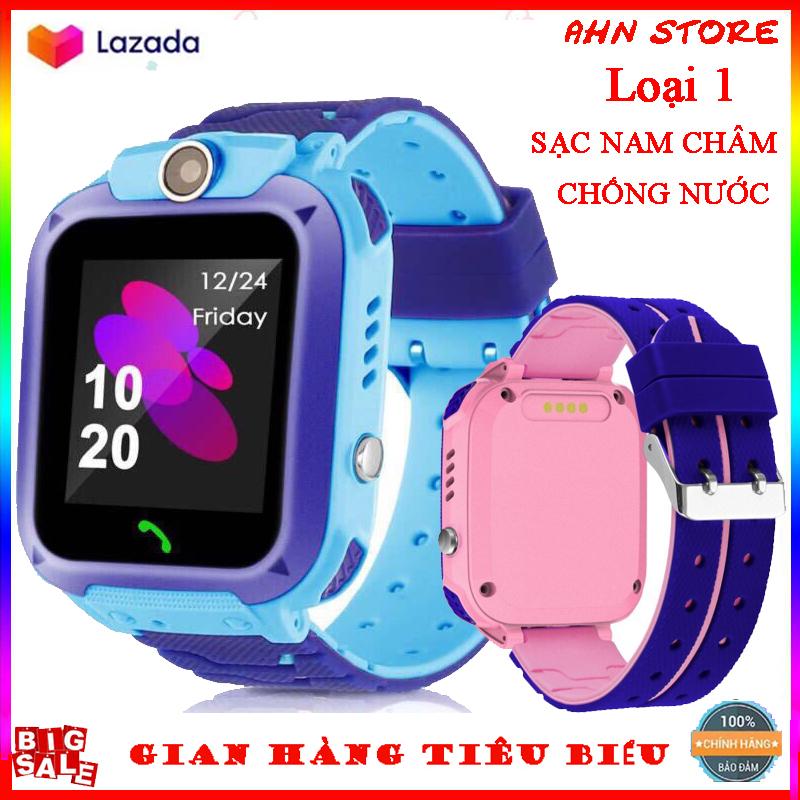Đồng hồ định vị trẻ em A28, màn hình cảm ứng, Đồng hồ chống bắt cóc trẻ em a28 chống nước chuẩn IP67, tự động thiết lập vùng an toàn, đồng hồ giám sát trẻ cảnh báo sự cố với SOS nút cứng, đồng hồ theo dõi từng bước trẻ em, Soho Mart