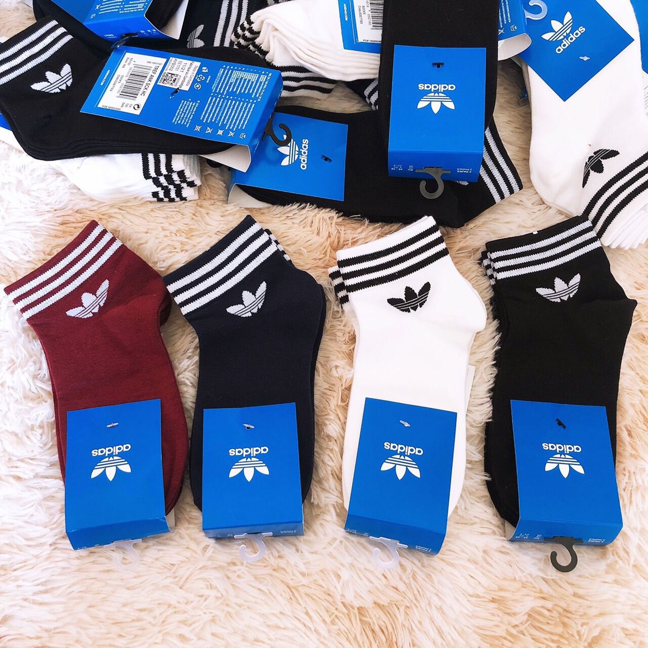 Sét 3 đôi tất Adidass Auth tuồn xịn full tem tag chuẩn hãng