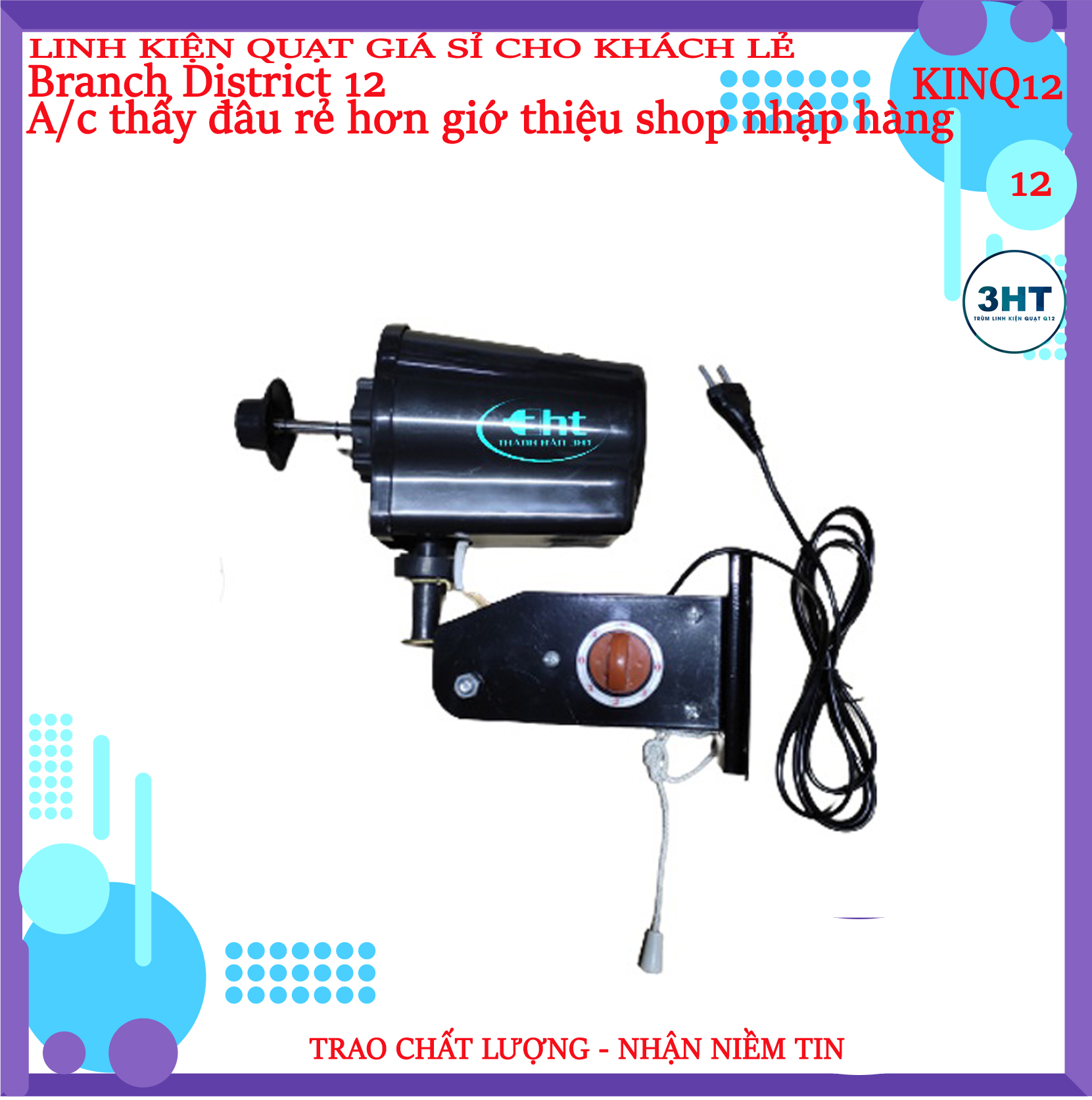 Đầu quạt treo sắt