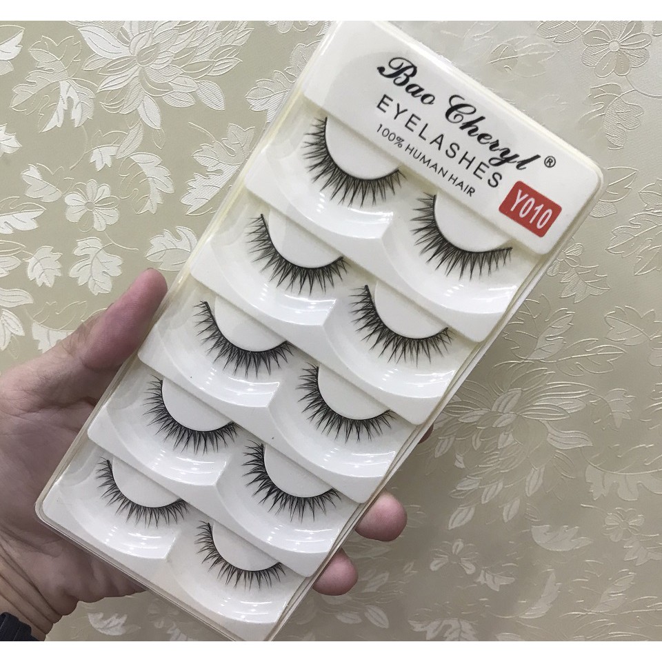 Mi Giả Trang Điểm 5D Sợi Tóc Thật , Makeup Tự Nhiên, Mềm Mại, Không Gây Khó Chịu, Tạo Đôi Mắt Đẹp