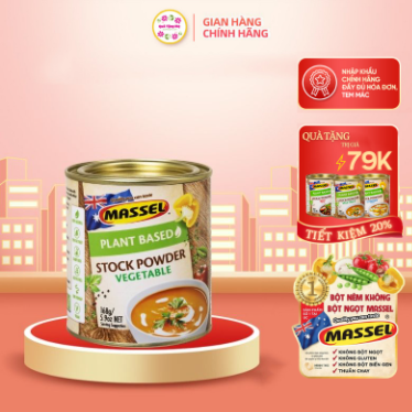 Hạt nêm vị rau củ Massel Premium Stock Powder Vegetable 168g