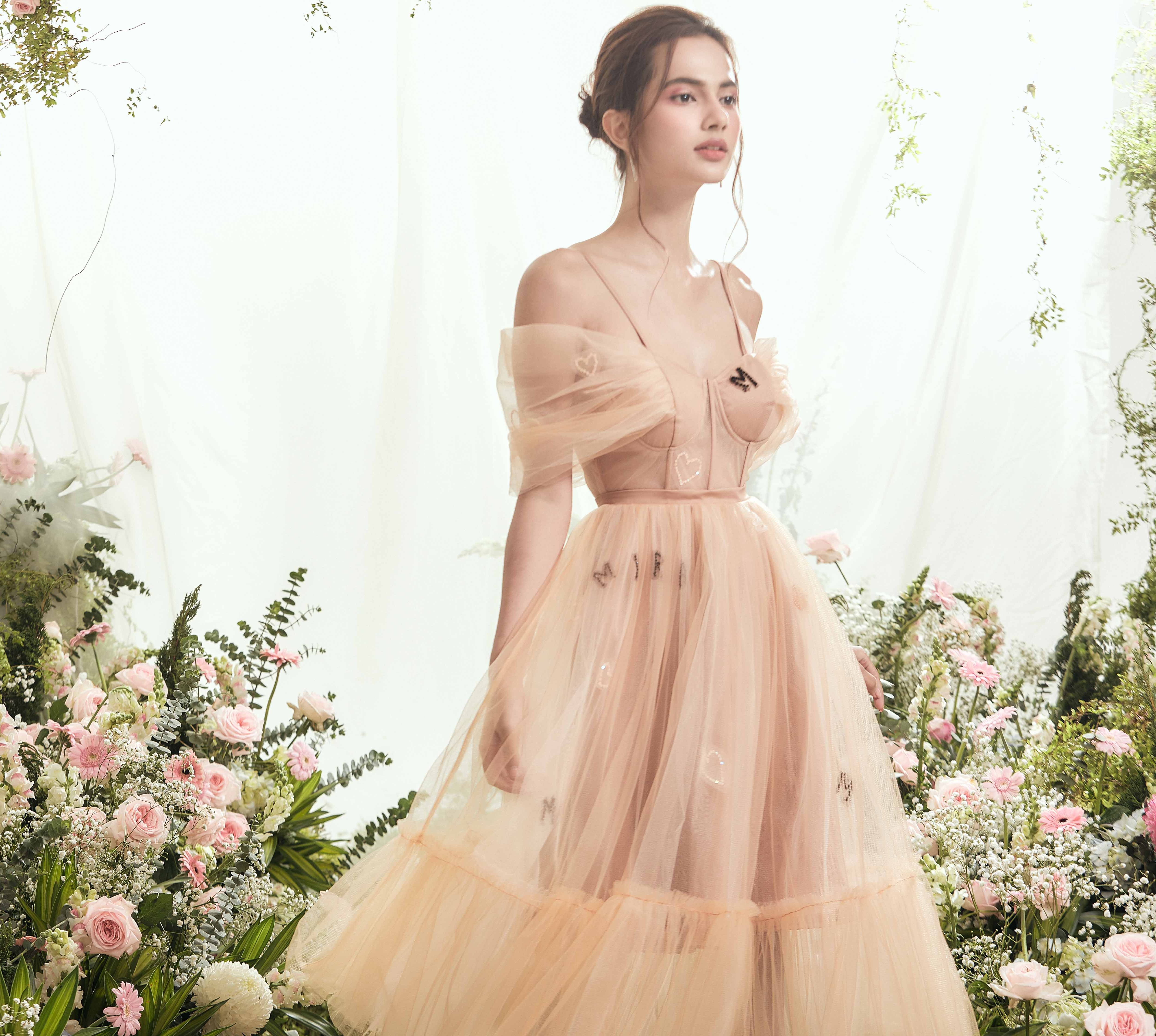 MIRA - Helly Dress Đầm nữ cúp ngực lưới